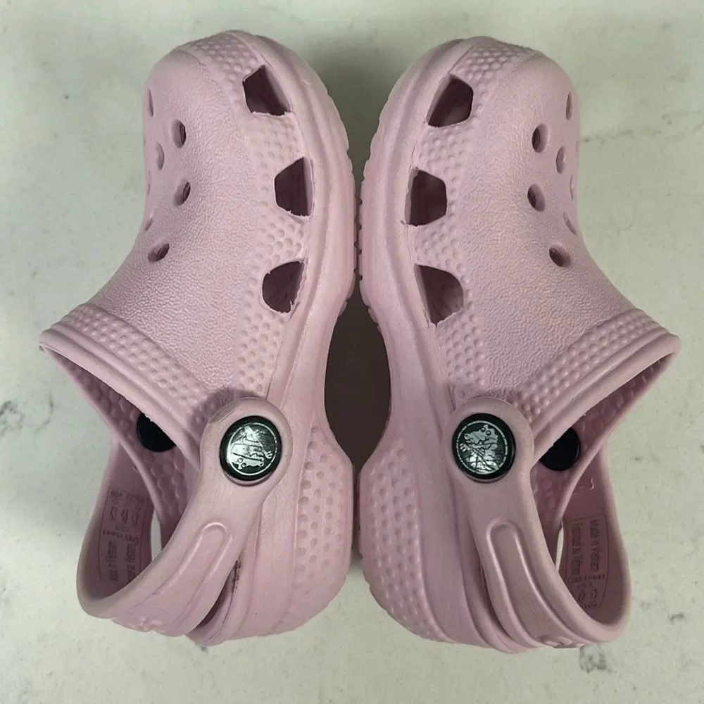 Toddler CROCS LITTLES™ CLOGS Size 2/3 Ballerina Pink